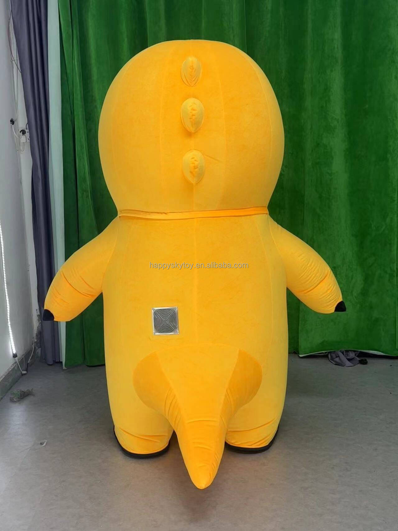 Advertising Yellow Chinese Dragon Inflatable Plush Costume New Year/Masquerade/Christmas Party Adult Entertainment Mascot