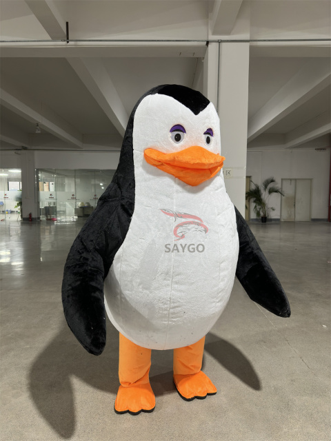Cartoon Penguin Animal Mascot Costume Inflatable Suits for Halloween CarnivalChristmas Party Cosplay for Lion Character Design
