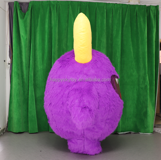 High Quality Purple Green Inc Cookie One-eye Monsters Mike Mascot Costume Christmas Halloween Party  Monster Costumes for Adult