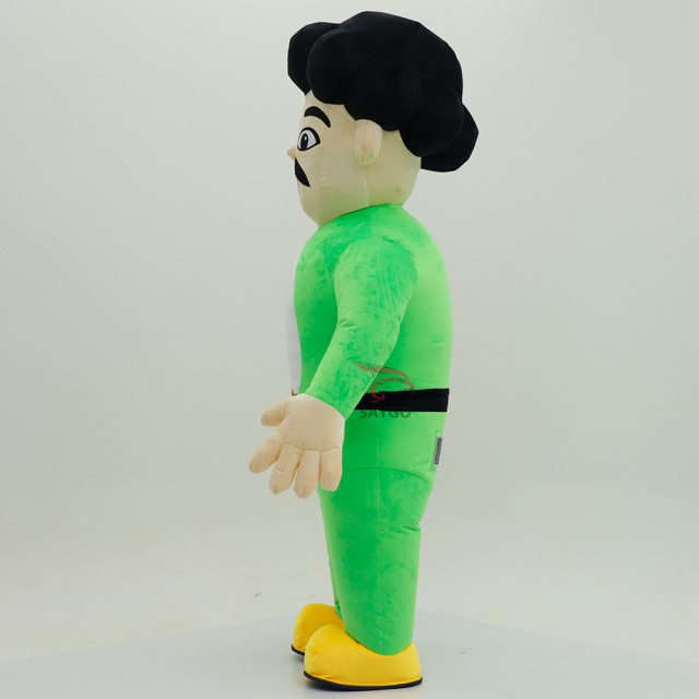 Professional Festival Custom Black Hair Arab Men Mascot Costume Adult Carnival Party Christmas Party Cosplay Costume for Sale