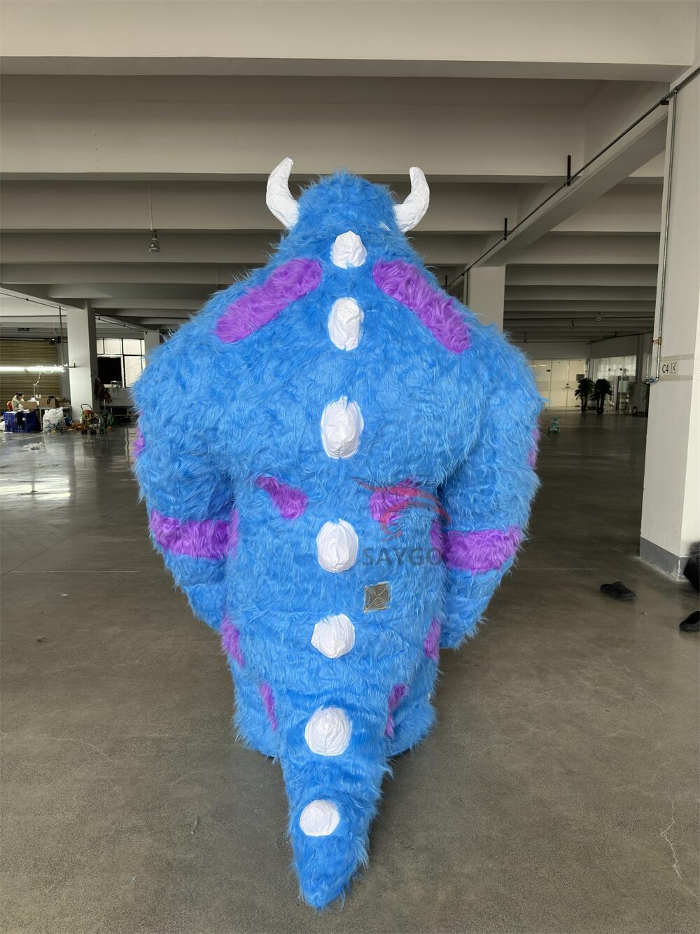 2025 Custom Cheap Price Sell High Quality Inflatable Mascot Sully Monsters Inc Costume for Men