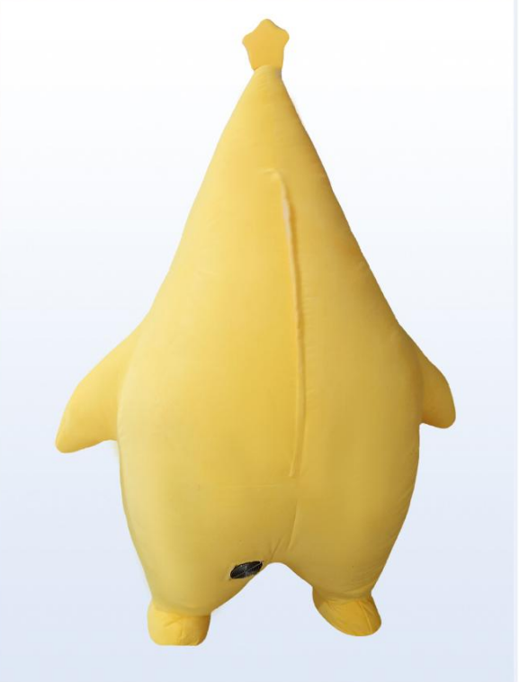 Big Yellow Waterdrop Doll Inflatable Mascot Costume for Adults Festival Wear 2.2m 2.6m Tall Doll Inflatable Clothings
