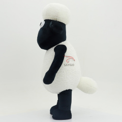 Inflatable Sheep Mascot Costume-Walking Fun Cartoon Animal Costume for Adults Unisex Easter/Halloween Party