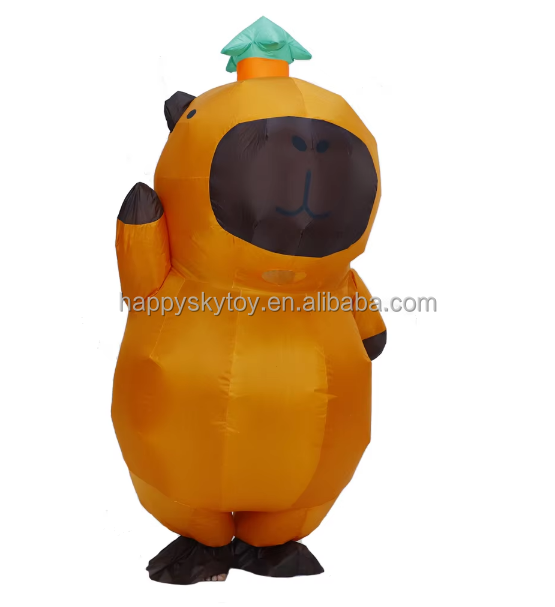 Wholesale Cheap Nylon Capybara Mascot Costume for Adult Inflatable Capybara Costumes Suit Clothes