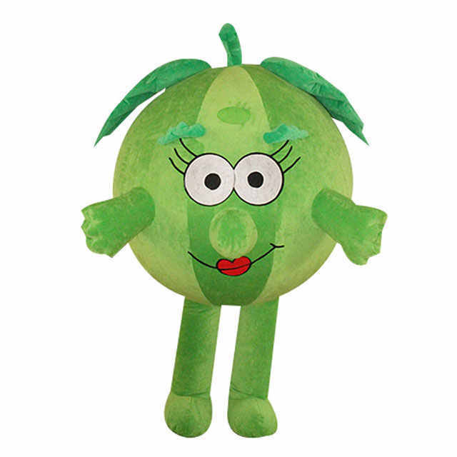 Kinqee Custom Fruit Inflatable Mascot Costume Funny Performance Banana and Corn Unisex Plush for Party Use