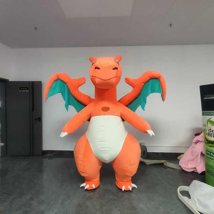 2M Custom Inflatable Dragon Costumes Mascot Cosplay Adult Charizard Costume