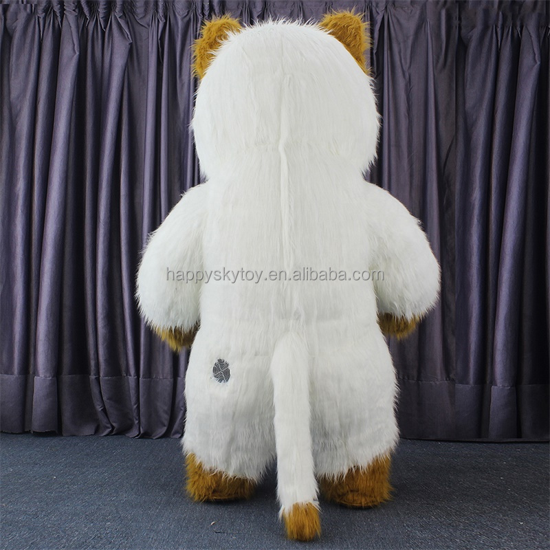 Inflatable Cat Costumes Adult Halloween Cosplay Costumes Blow up Cuty Role Play Disfraz Fancy Party Dres for Adult Kids