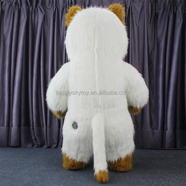 Inflatable Cat Costumes Adult Halloween Cosplay Costumes Blow up Cuty Role Play Disfraz Fancy Party Dres for Adult Kids
