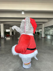 High Quality Inflatable 2m/2.6m Realistic Walking Inflatable Christmas Clothing Elephant Mascot Costume