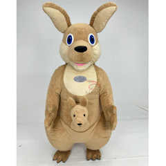 High Quality Giant Inflatable Kangaroo Mascot Costume for Baby Popular Halloween Party Outdoor Advertising Cosplay Durable Years