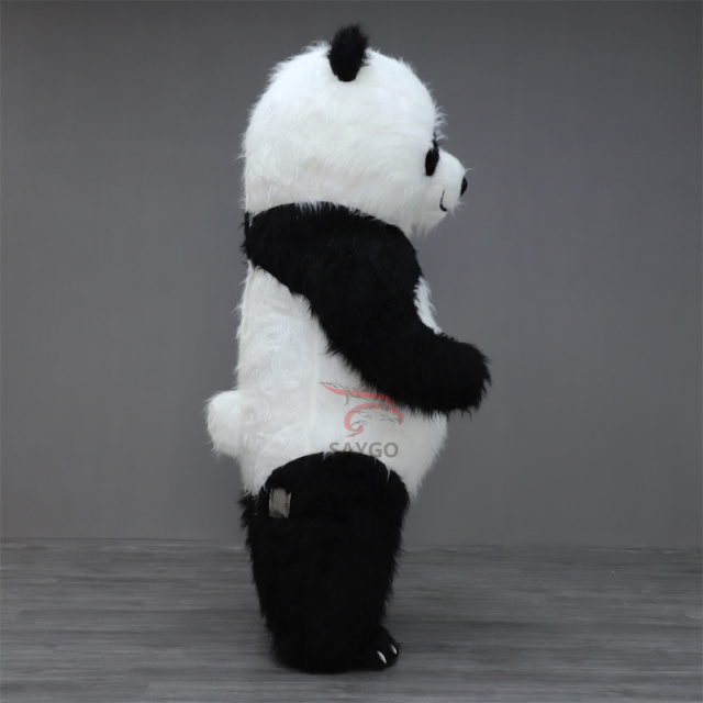 Adult Inflatable Plush Walking Panda Penguin Mascot Costume Funny Bear Polar Cosplay for Christmas Party and Street Performances,Big Mascot,Adult Inflatable Plush Walking Panda Penguin Mascot Costume Funny Bear Polar Cosplay for Christmas Party and Street Performances