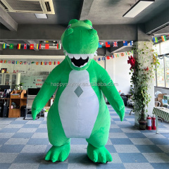 Fantasy Cartoon Walking Character Costumes Cosplay Party Christmas Dress Inflatable Dinosaur Mascot Costume