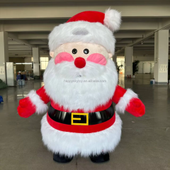 High Quality Custom Adult Santa Claus Mascot Costume Easter Bunny Carnival Party Accessory Inflatable Cosplay Outfit Mascot