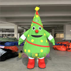 2m /2.6m Popular Inflatable Christmas Tree Mascot Costume Plant Christmas Mascot Costumes for Sale