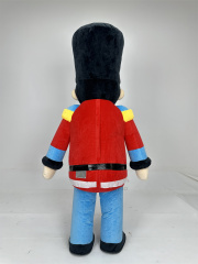 Red Human Inside Inflatable Mascot Costume Soldier Clothes for Adults Cosplay Wear 2.2m Inflatable Soldier Mascot Costumes