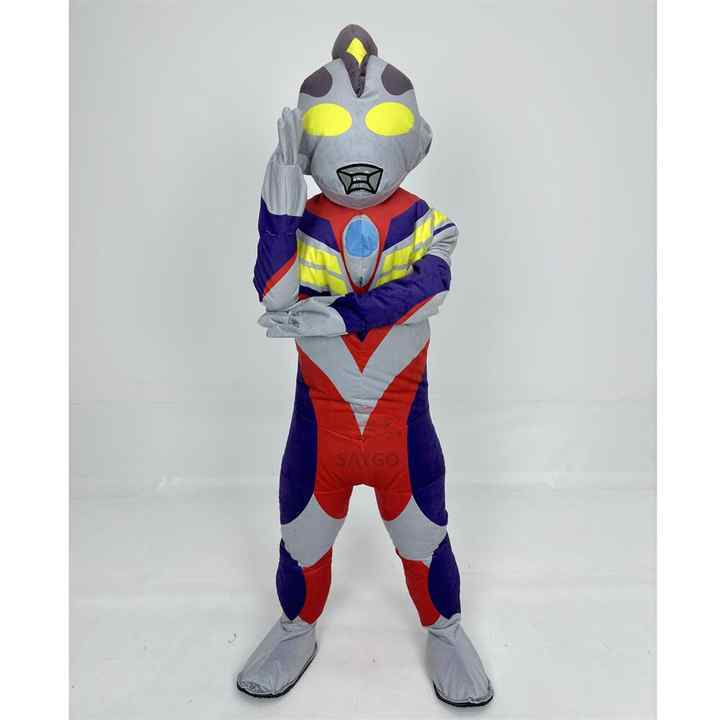 Classic Character Inflatable Ultraman Mascots Costume CE 2.6M 2M Plush Ultraman Costume Suits for Adults Kids Cosplay