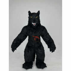 Factory Price Giant White Black Grey Wolf Inflatable Mascot Costume Commercial Walking Adults Party Dress for Event
