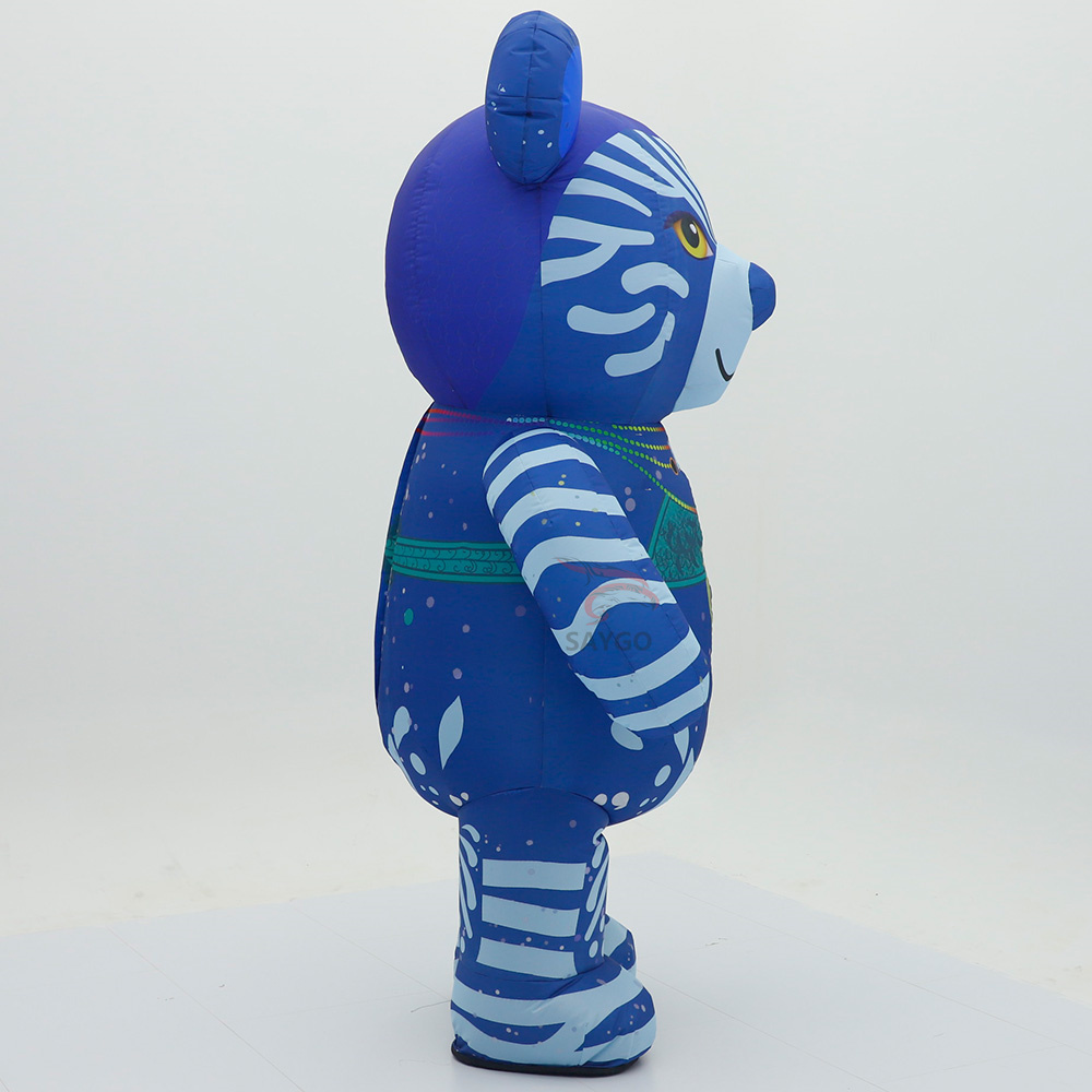 Cartoon Character Avatar Mum Teddy Bear Costumes Mascot for Events Pros Rental 2.2m Inflatable avatar Clothes Giant