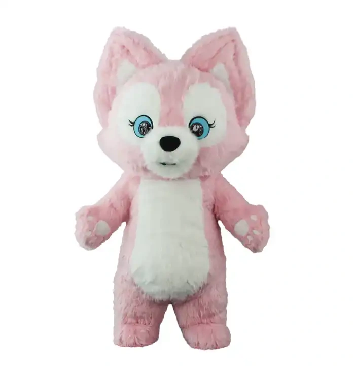2m 2.6m Inflatable Mascot Costume Cartoon Amine Cosplay Funny Costume Plush Material Animal Fox Custom Costume