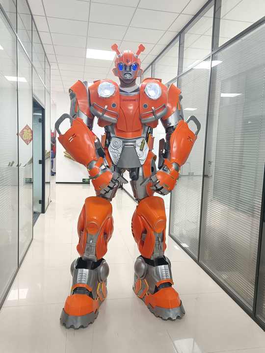 Bumblebee Transformers Robot Costume Adults Unisex Easter/Halloween Party Professional Wearable Dance Mascot Cosplay,Big Mascot,High Quality LED Cartoon Animal Robot Costume Adults Unisex Easter/Halloween Party Professional Wearable Dance Mascot Cosplay