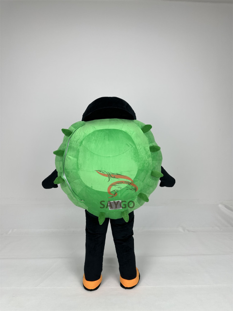 High Quality Custom Adult Unisex Soft Plush Inflatable Kayapush Balloon Man Mascot Costume for Cosplay and Parties