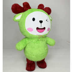 Mascot Costume Cartoon Character Advertising Inflatables Deer Clothing for Christmas Festivals Party Dress Entertainment