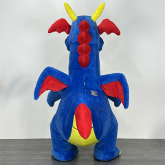 Inflatable Blue Dragon Mascot Costume for Parties Events Chinese Yellow Dragon Walking Animal Decorations Yellow Dragon Costume,Big Mascot,Inflatable Blue Dragon Mascot Costume for Parties Events Chinese Yellow Dragon Walking Animal Decorations Yellow Dragon Costume