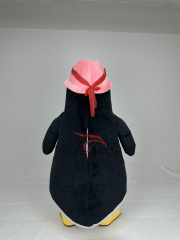 Custom Adult Unisex Cute Soft Plush Dance Inflatable Inflatable Penguin Mascot Costume for Sale