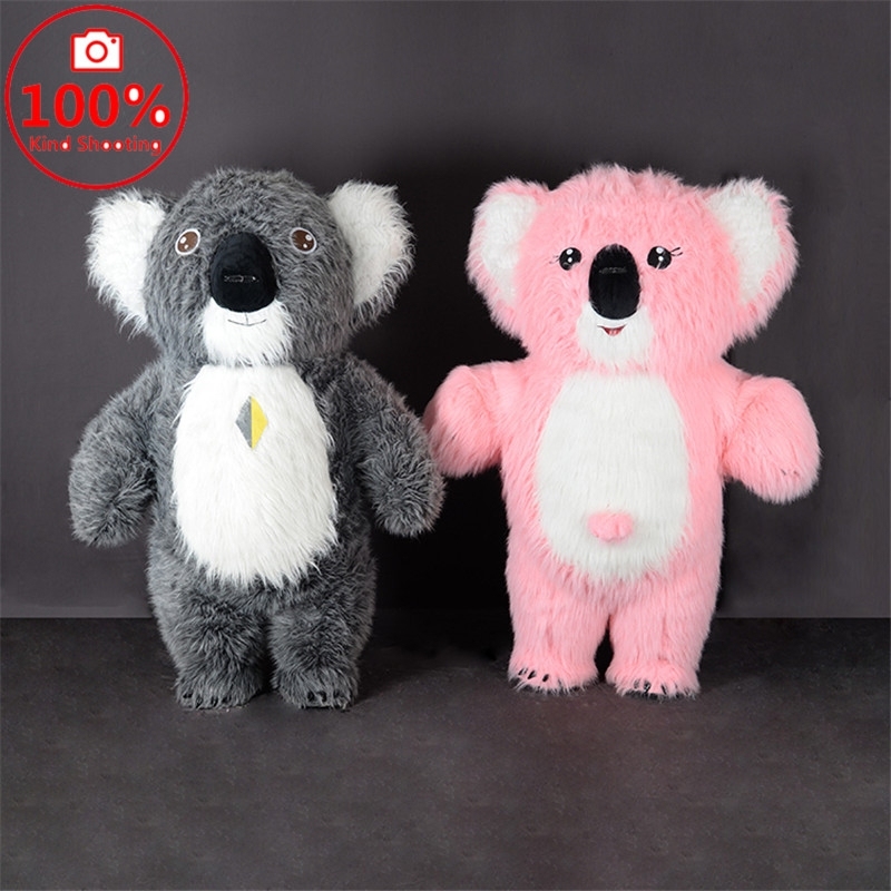 Smile Gentle Koala Mascot Costume for Adults Cosplay Party Dress 2m 2.6m Inflatable Koala Mascot Costume Clothes Sale