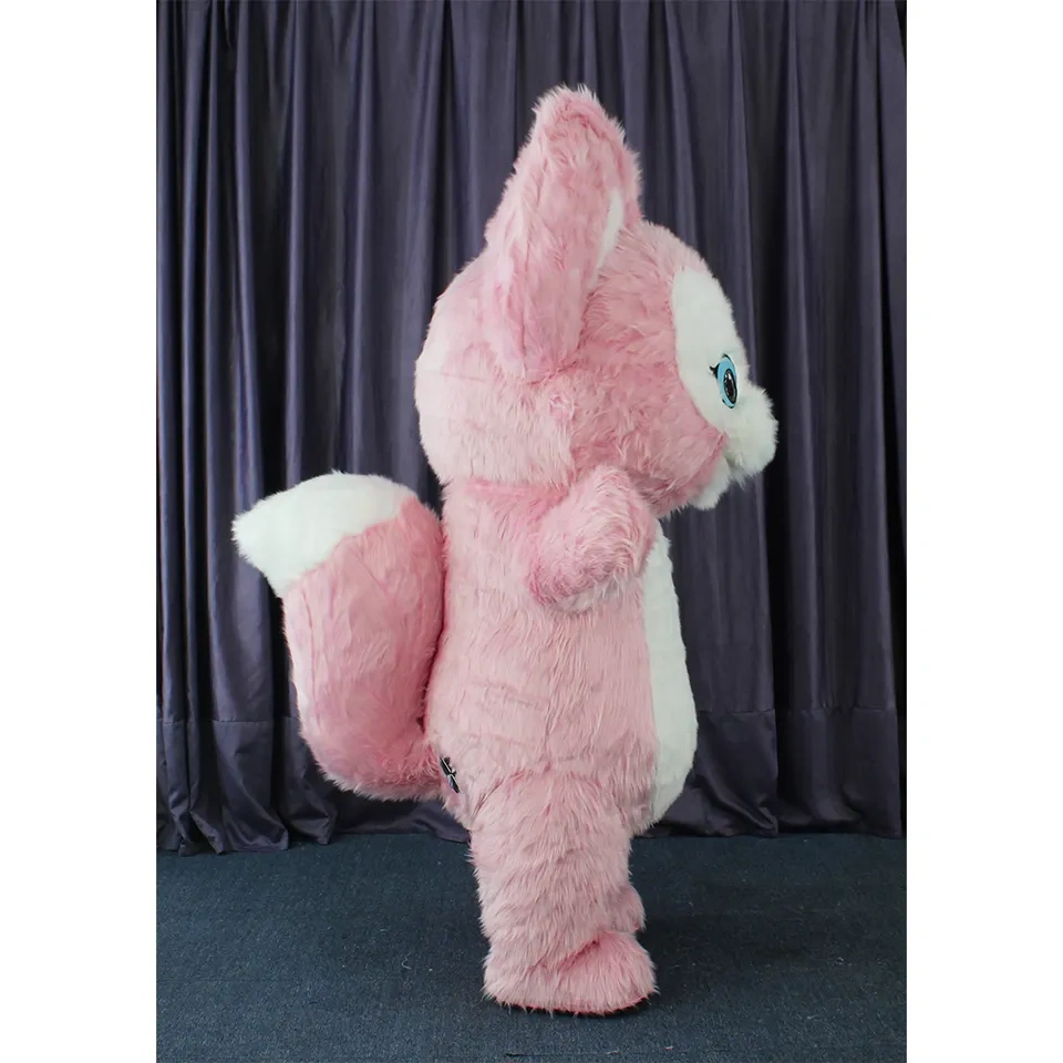 2m 2.6m Inflatable Mascot Costume Cartoon Amine Cosplay Funny Costume Plush Material Animal Fox Custom Costume