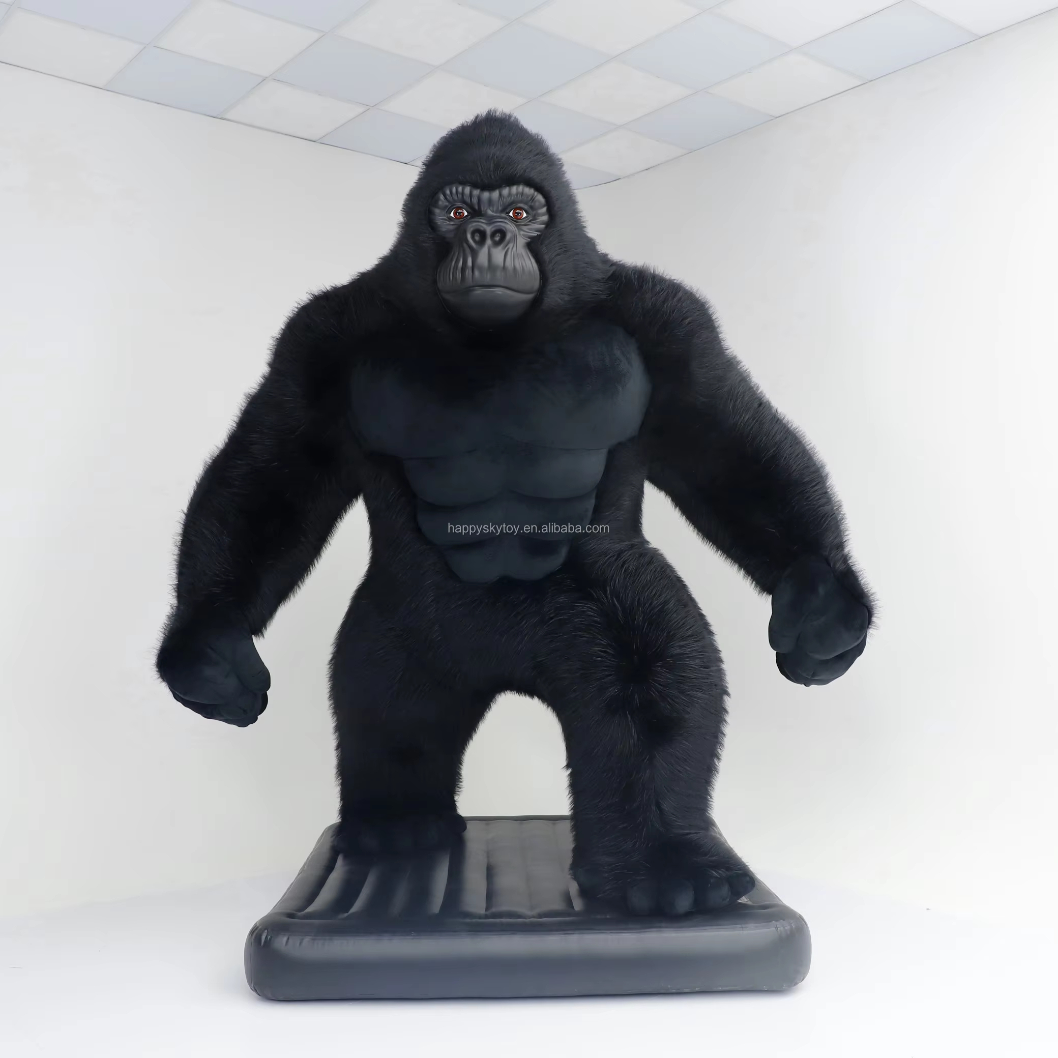 Giant Custom Inflatable Gorilla Model Decoration Cartoon Animal Mascot for Living Room Hand Costume Advertising King Kong Style,Big Mascot,Giant Custom Inflatable Gorilla Model Decoration Cartoon Animal Mascot for Living Room Hand Costume Advertising King Kong Style