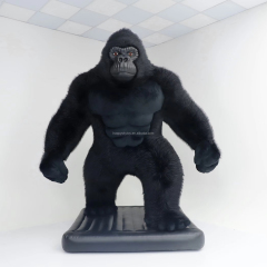 Giant Custom Inflatable Gorilla Model Decoration Cartoon Animal Mascot for Living Room Hand Costume Advertising King Kong Style,Big Mascot,Giant Custom Inflatable Gorilla Model Decoration Cartoon Animal Mascot for Living Room Hand Costume Advertising King Kong Style