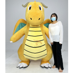 Inflatable Chinese Dragons Costume Mascot for Festival Dress up 2m Dragonite Chinese Mascot Costume