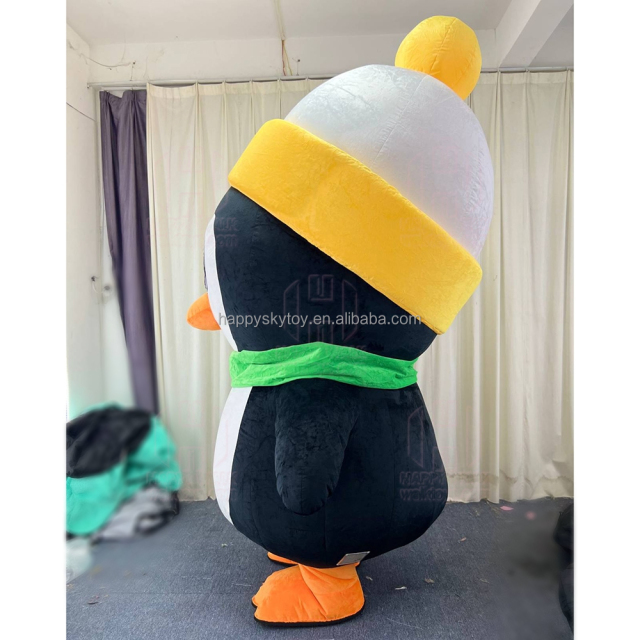 Walking Inflatable Penguin Plush Costume Inflatable Mascot Costume