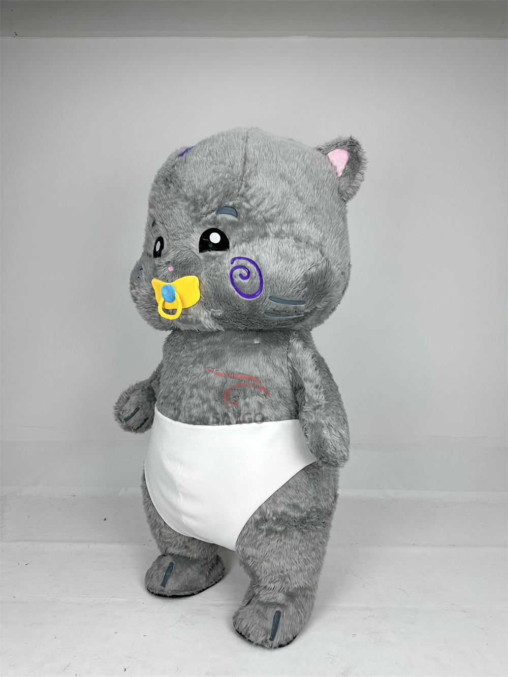 Cute Cat Mascot Costume Party Show Giant Plush Inflatable Cartoon Animal Adult Party Event Mascot Custom Character Costume