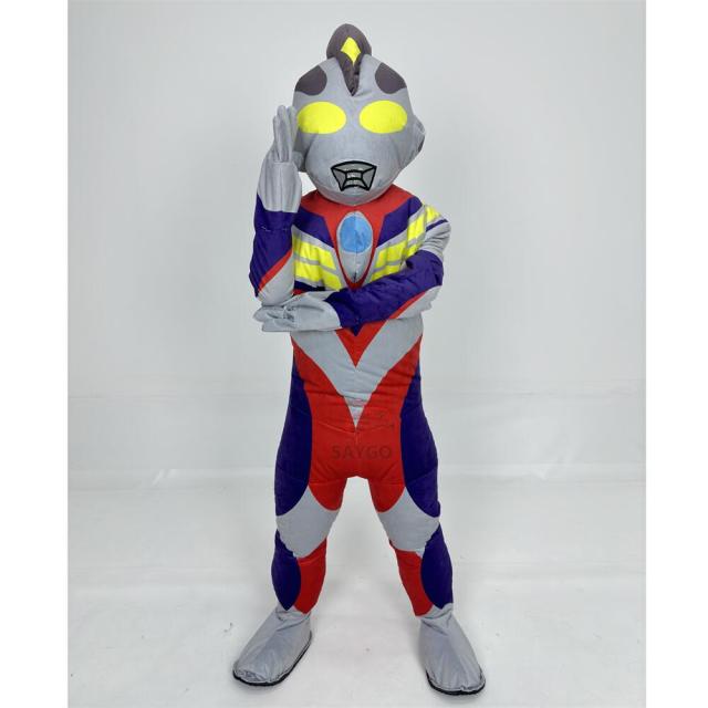 Classic Character Inflatable Ultraman Mascots Costume CE 2.6M 2M Plush Ultraman Costume Suits for Adults Kids Cosplay