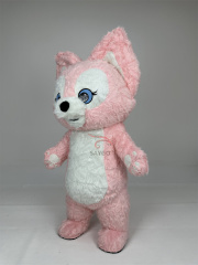 Saygo 2m 2.6m LinaBell Custom Coslpay Animal Inflatable Fox Mascot Costume Cartoon Character Fox Cartoon Mascot Costume for Sale