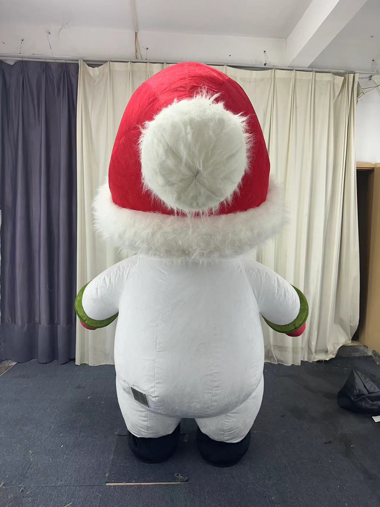 Happy SKY 2.6 Meter Carnival Custom Inflatable Christmas Snowman Costume Adult Size Unisex
