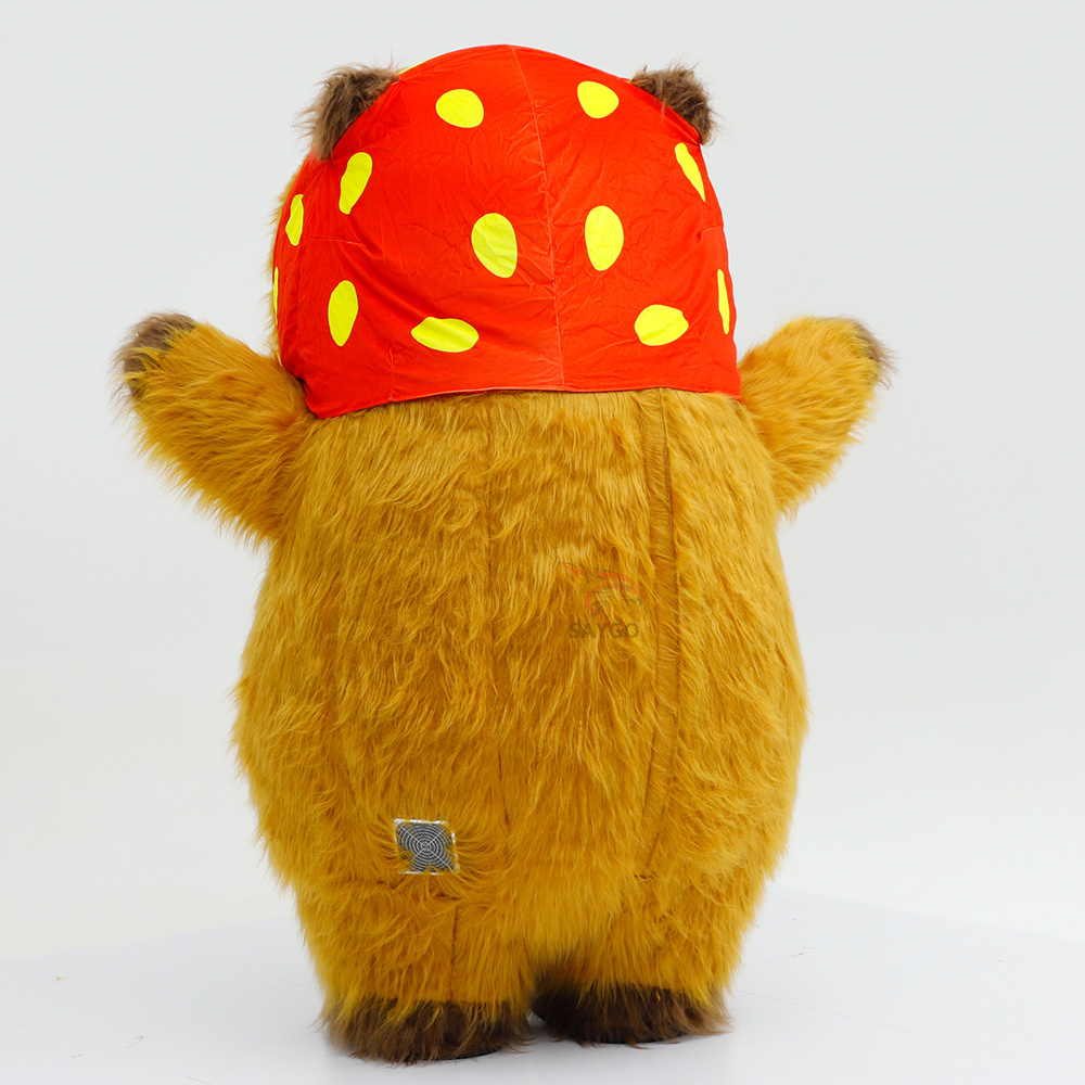 Headscarf Capybara Inflatable Walking Capybara Animal Mascot Costume for Adults-Custom Design Party Giant Cartoon Advertising Cosplay,Big Mascot,Inflatable Walking Capybara Animal Mascot Costume for Adults-Custom Design Party Giant Cartoon Advertising Cosplay