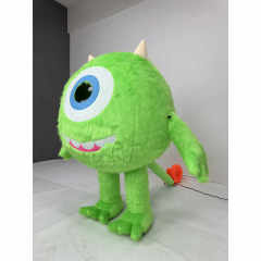 One Eye Monster Mascot Mike Inflated Fabric Furry Sully Mascots Ornaments Decor Events Advertising Giant Inflatable Decorations