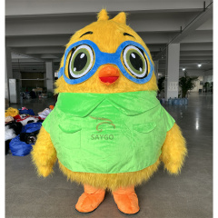 Inflatable Yellow Egg Chicken Animal Mascot Clothing Commercial Cute Animal Party Costumes for Adults Direct Sale