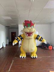 Promotional Cartoon Character Cosplay Suit Inflatable Bowser Turtle Mascot Costume for Adults Halloween Adult Cosplay Dress