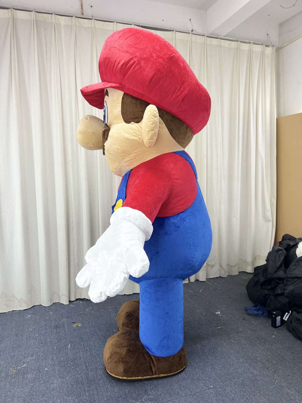 Unisex Adult Mario Inflatable Fancy Dress Mascot Costume Animal Theme