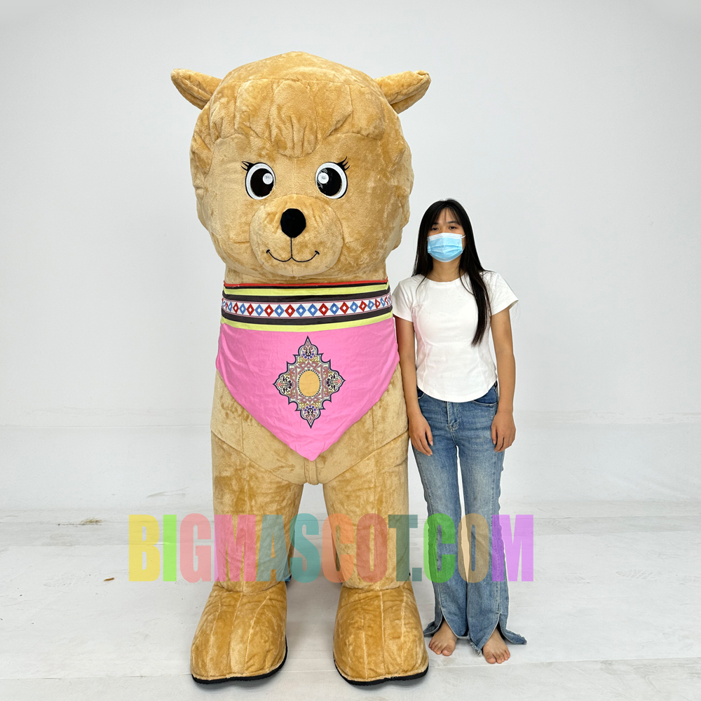 Factory Good Price Customized Party Dress Alpaca Animal Inflatable Mascot Costume