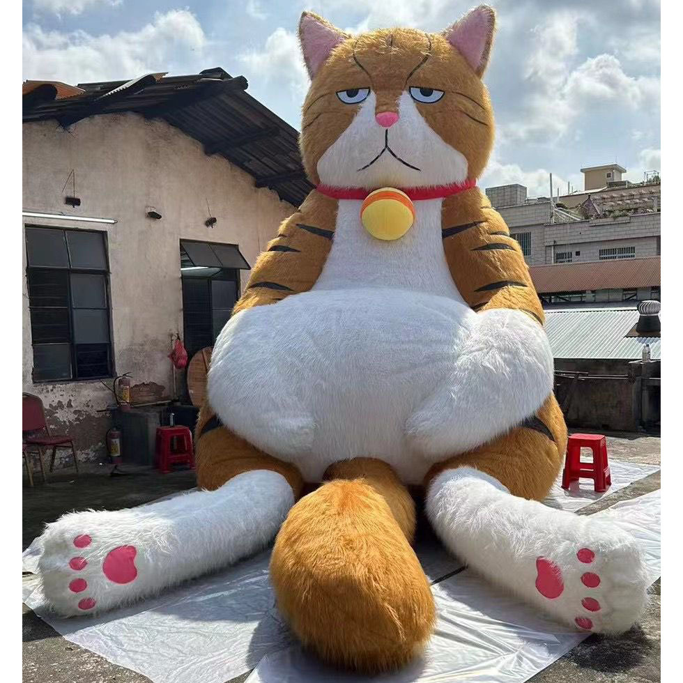 4M Huge Indoor/Outdoor Teddy Bear Inflatable Mascot Air-Filled Garden Decoration for Holiday Parties Cartoon Model