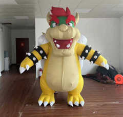 Promotional Cartoon Character Cosplay Suit Inflatable Bowser Turtle Mascot Costume for Adults Halloween Adult Cosplay Dress