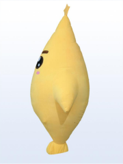Big Yellow Waterdrop Doll Inflatable Mascot Costume for Adults Festival Wear 2.2m 2.6m Tall Doll Inflatable Clothings