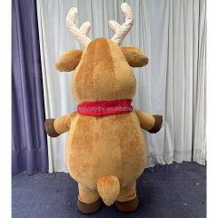 Happy Sky  Unisex Adult Deer Animal Inflatable Mascot Costume for Halloween/Christmas Fancy Dress Cosplay