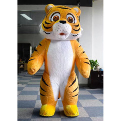 Guangzhou Inflatable Mascot Costume for Adult Halloween Plush Furry Mascot Animal Carnival Dress Suit Tiger Costume