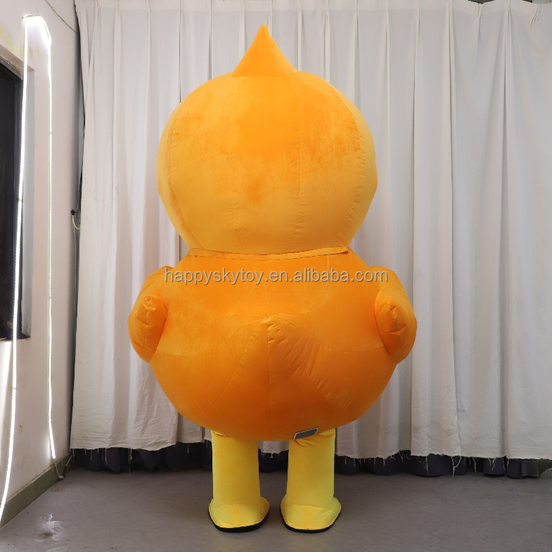 Factory Custom Inflatable Mascot Costume Adult Duck Character Plush Bear Style for Halloween Carnival Use